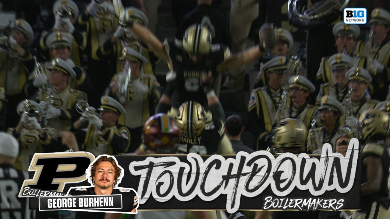 Ryan Browne finds George Burhenn for 15-yd TD pass, giving Purdue lead ...
