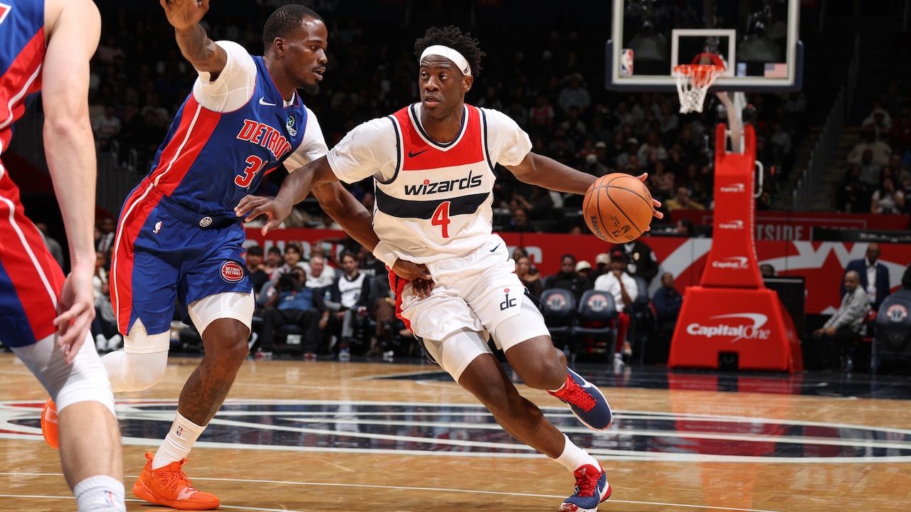 AJ Dybantsa's final box score stats, highlights from Pistons vs ...