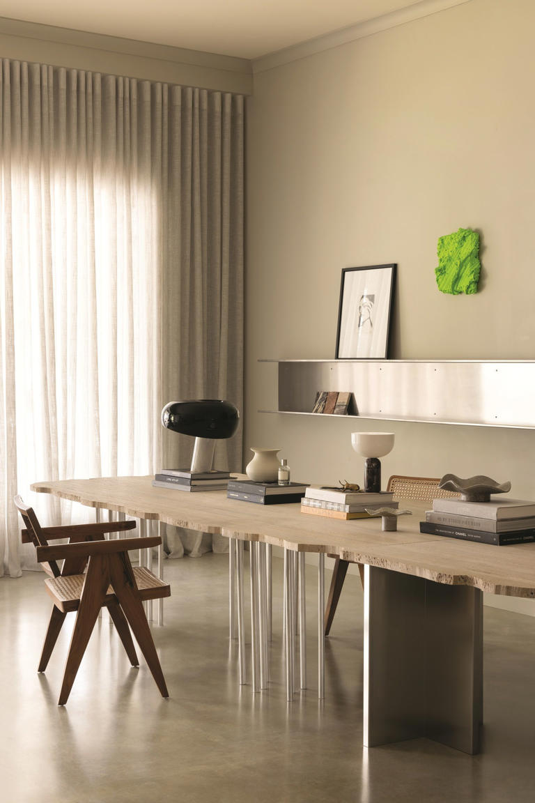 Interior designers are feeling drawn to tables that are a little rough ...
