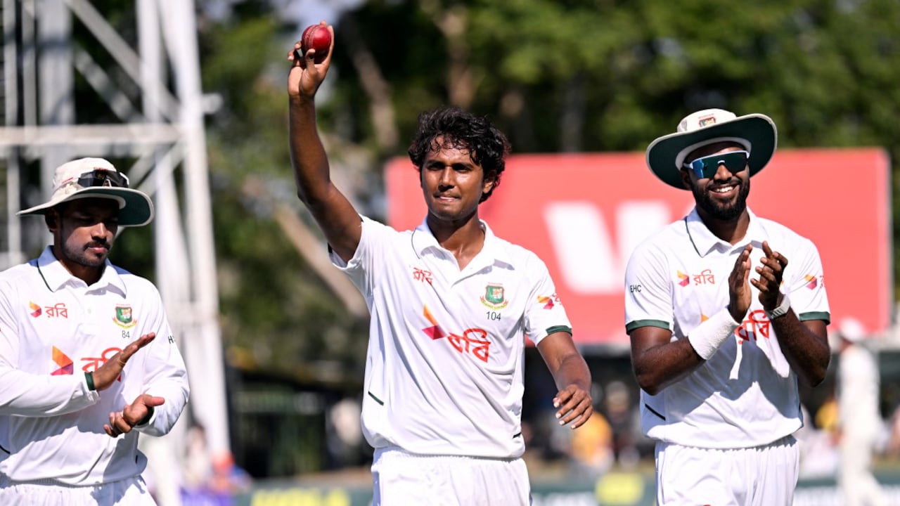 Bangladesh pacer Hasan Mahmud scripts history with test hat-trick ...