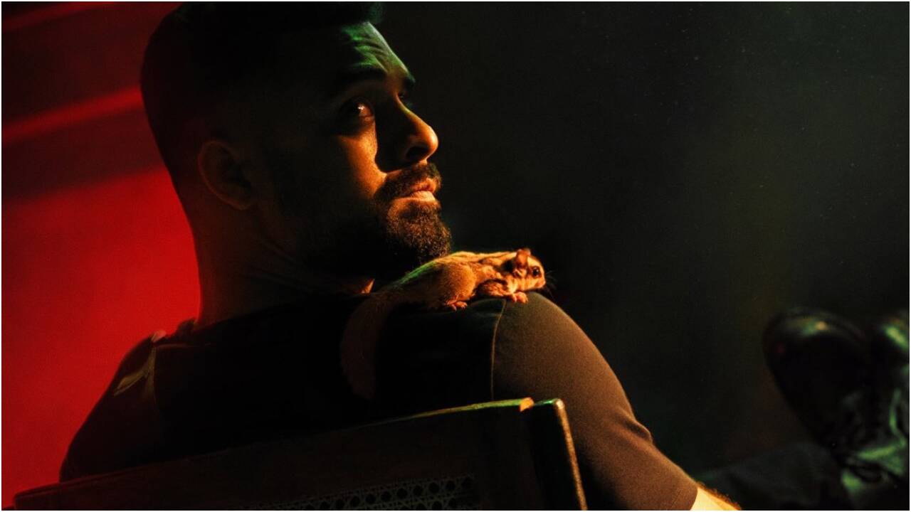 'Bachelor Party D'eux' poster: Tovino Thomas with a sugar glider