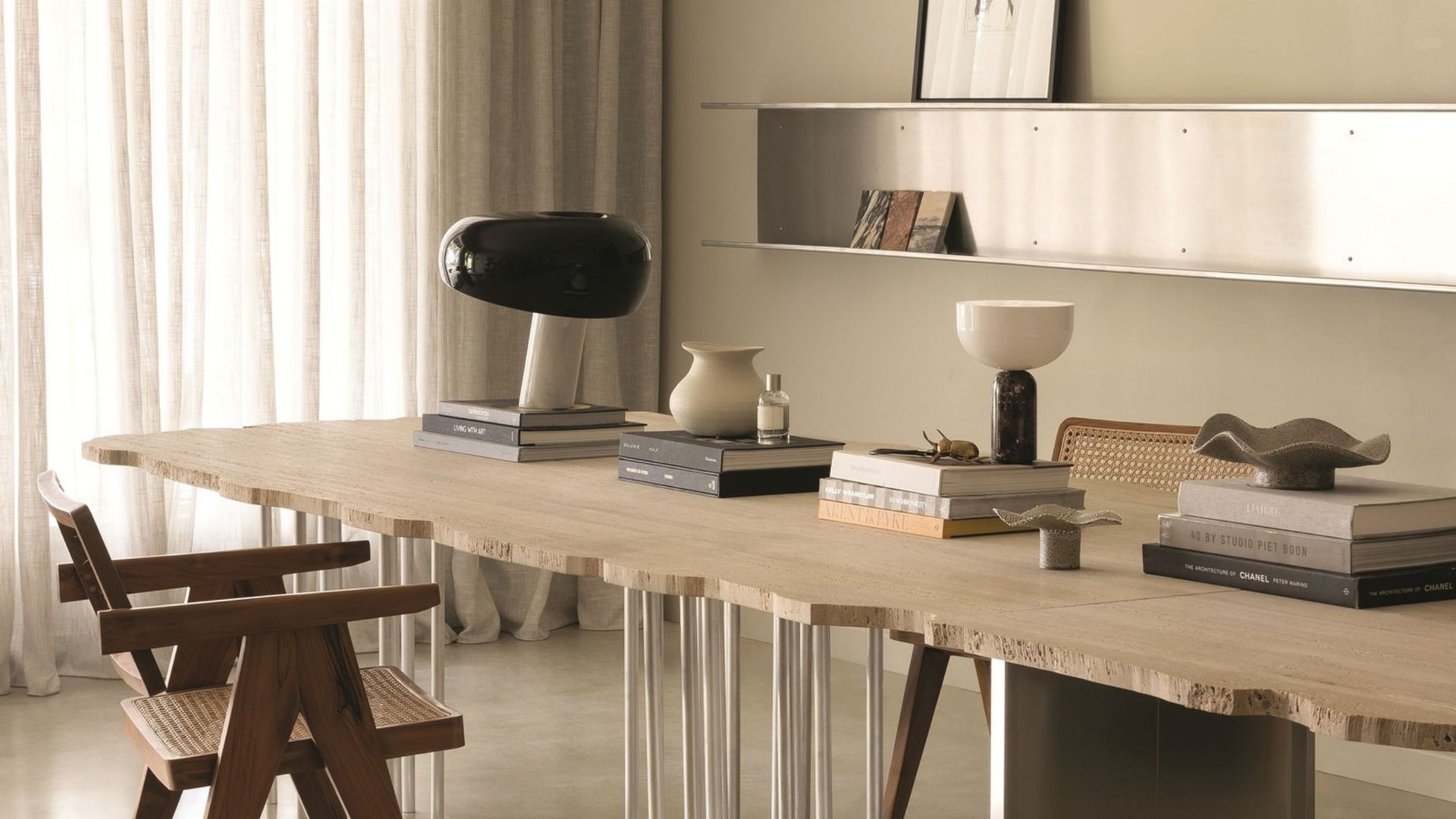 Interior designers are feeling drawn to tables that are a little rough ...