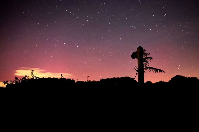 Northern lights captured in Swansea, Pembrokeshire and Monmouthshire on ...