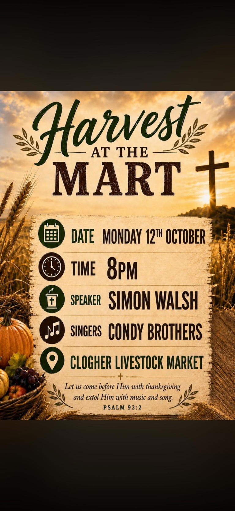 Harvest at the mart: Bringing harvest to the heart of the rural community