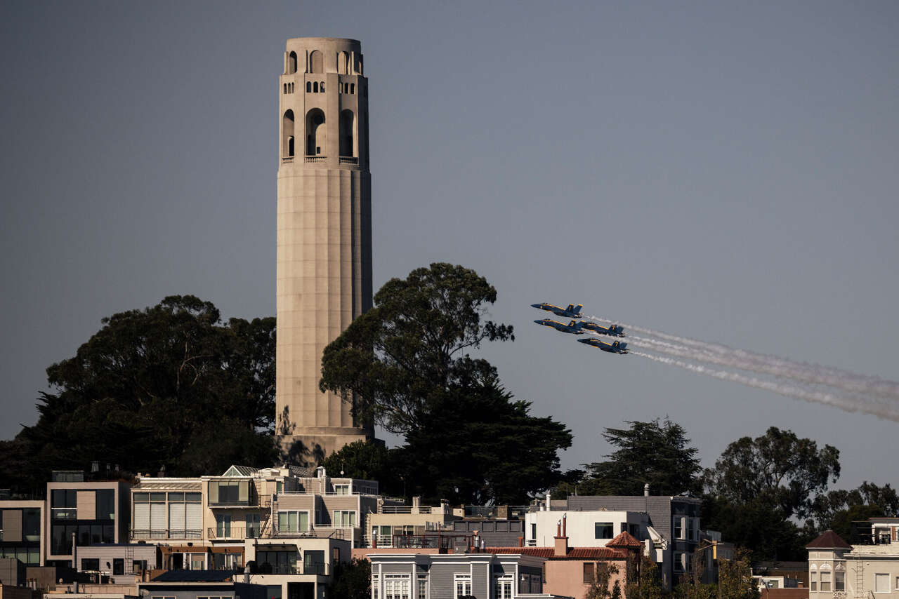 Blue Angels fly again after fog limits San Francisco Fleet Week opener