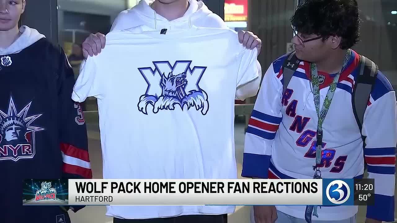 Wolf Pack fans bring the energy for Hartford's home opener