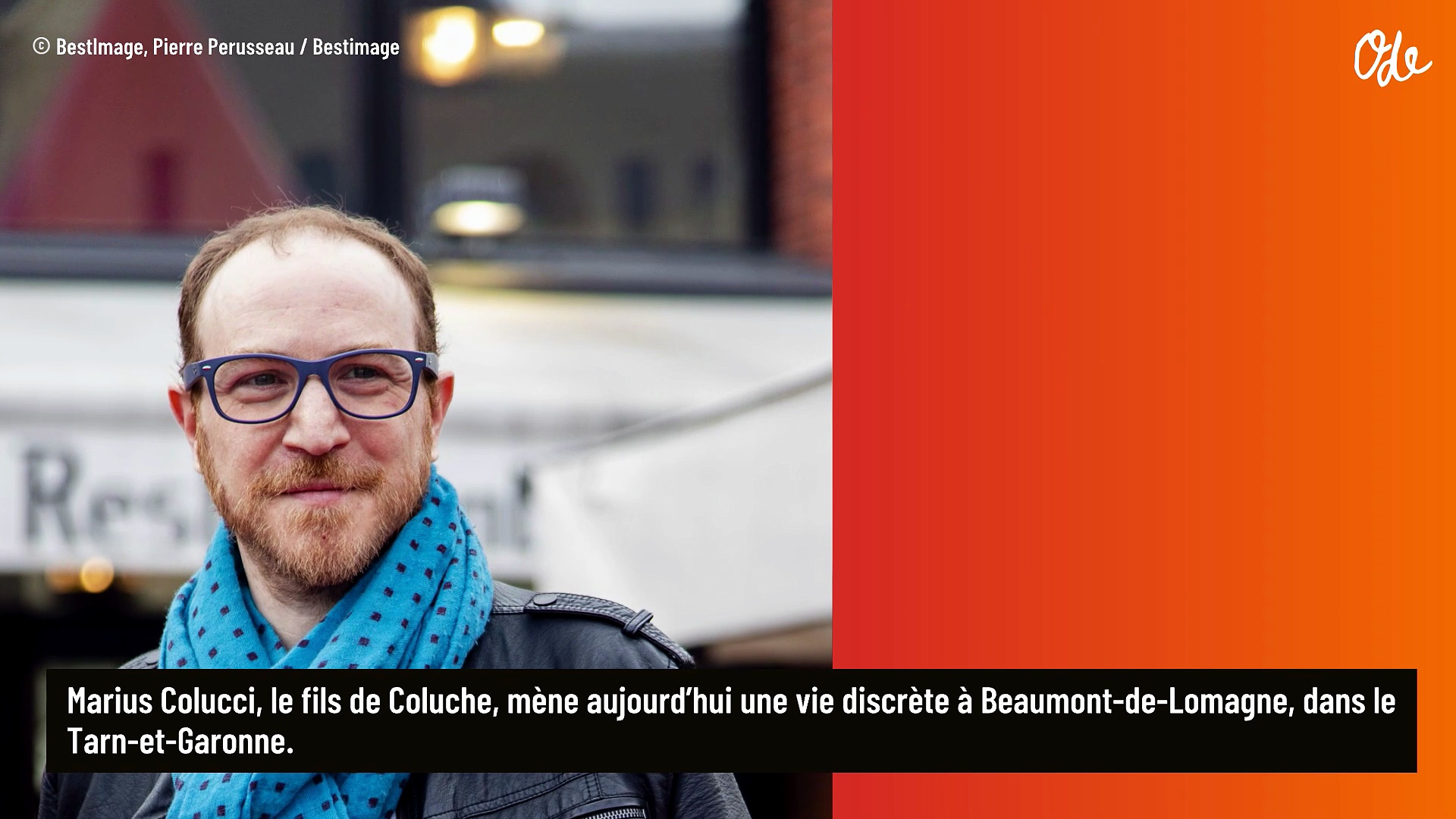 Marius Colucci : le fils de Coluche vit dans une petite commune rurale ...