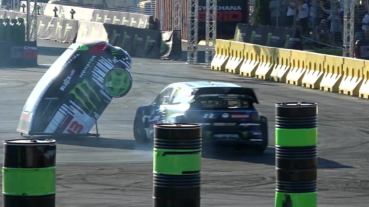 Ken Block pushes the limits at Gymkhana GRID