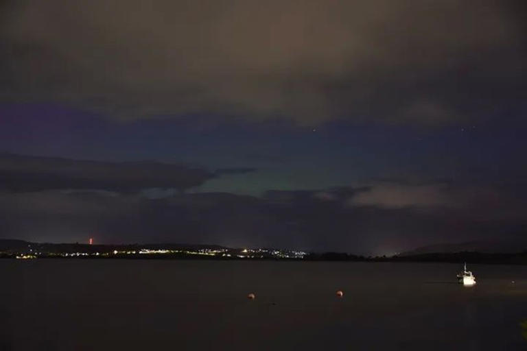 Northern lights captured in Swansea, Pembrokeshire and Monmouthshire on ...