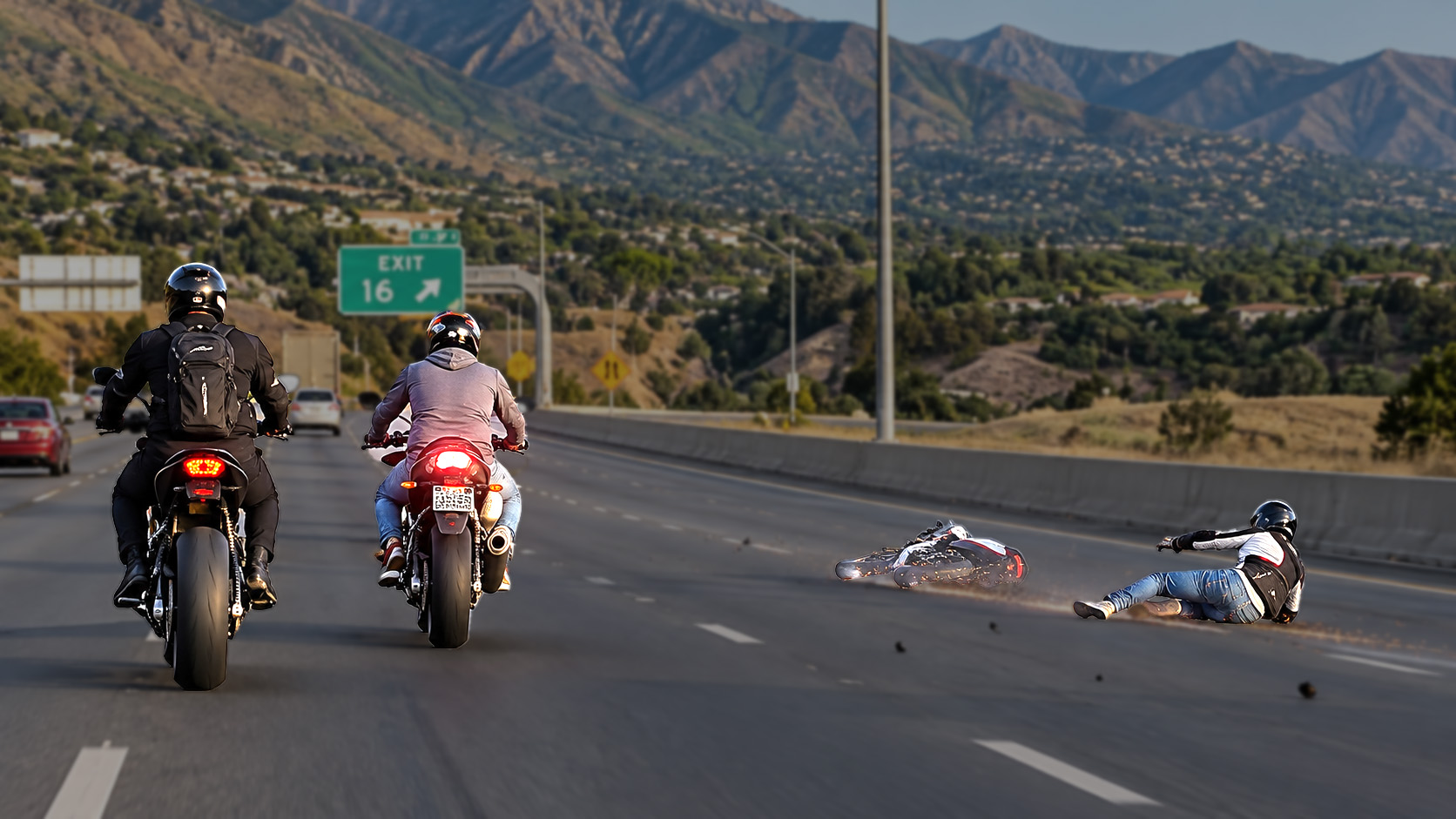 Shocking crash captured on camera