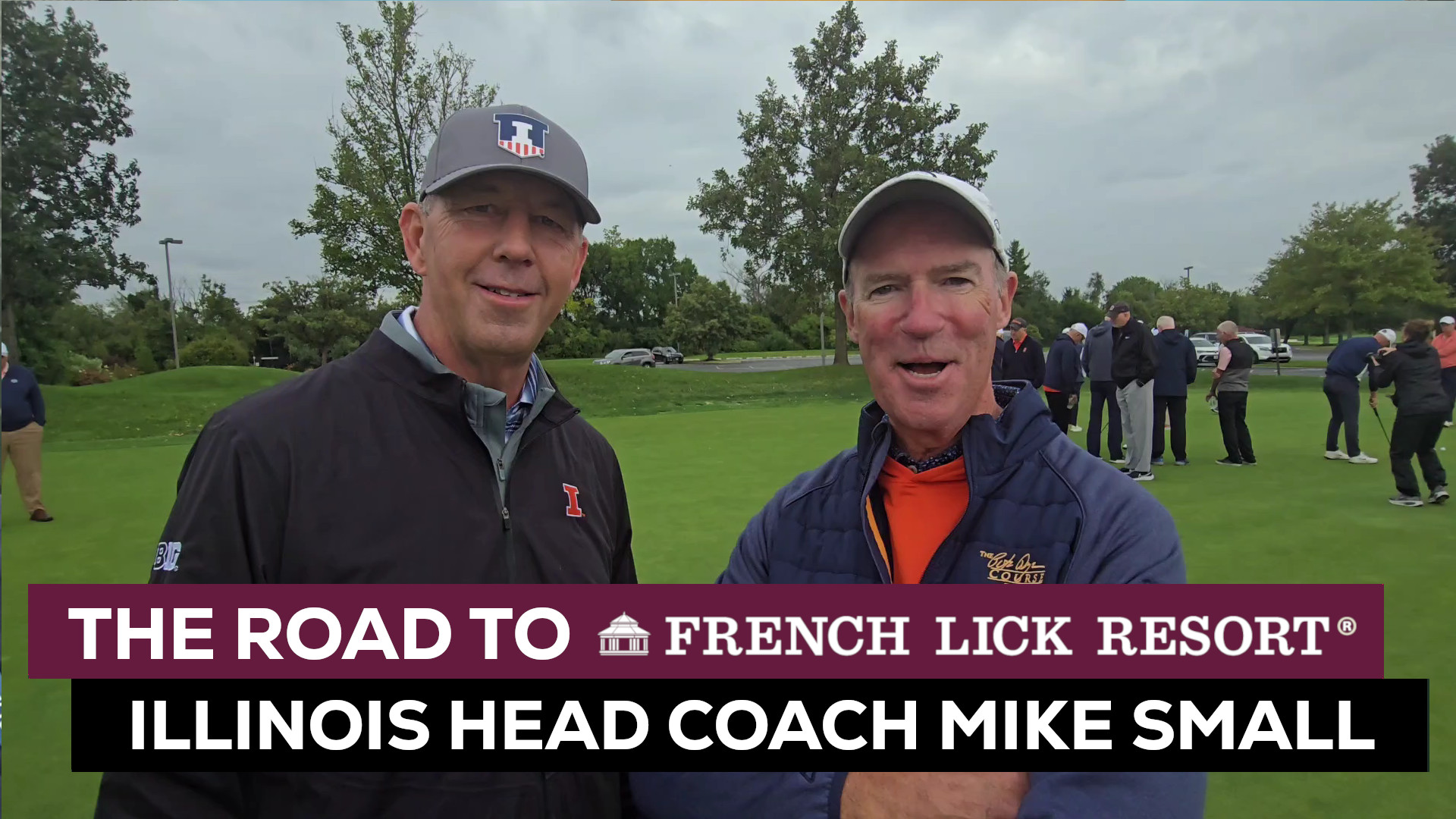 University of Illinois head men's golf coach Mike Small lauds supporters