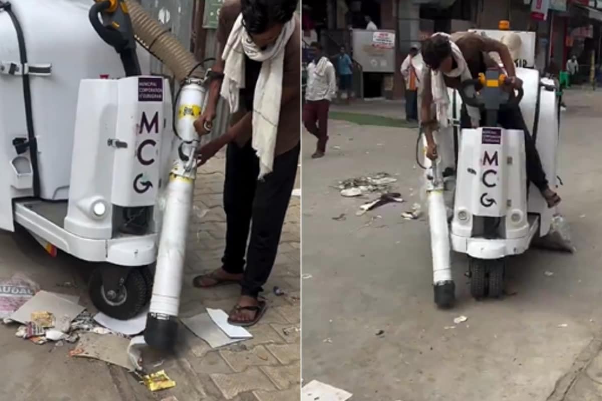 Gurugram’s new 'automatic' garbage machine goes viral, internet asks ...