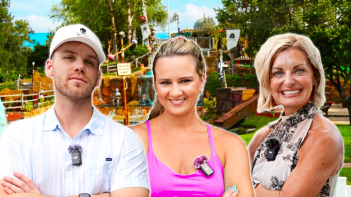 Mini golf match at Pirate's Cove