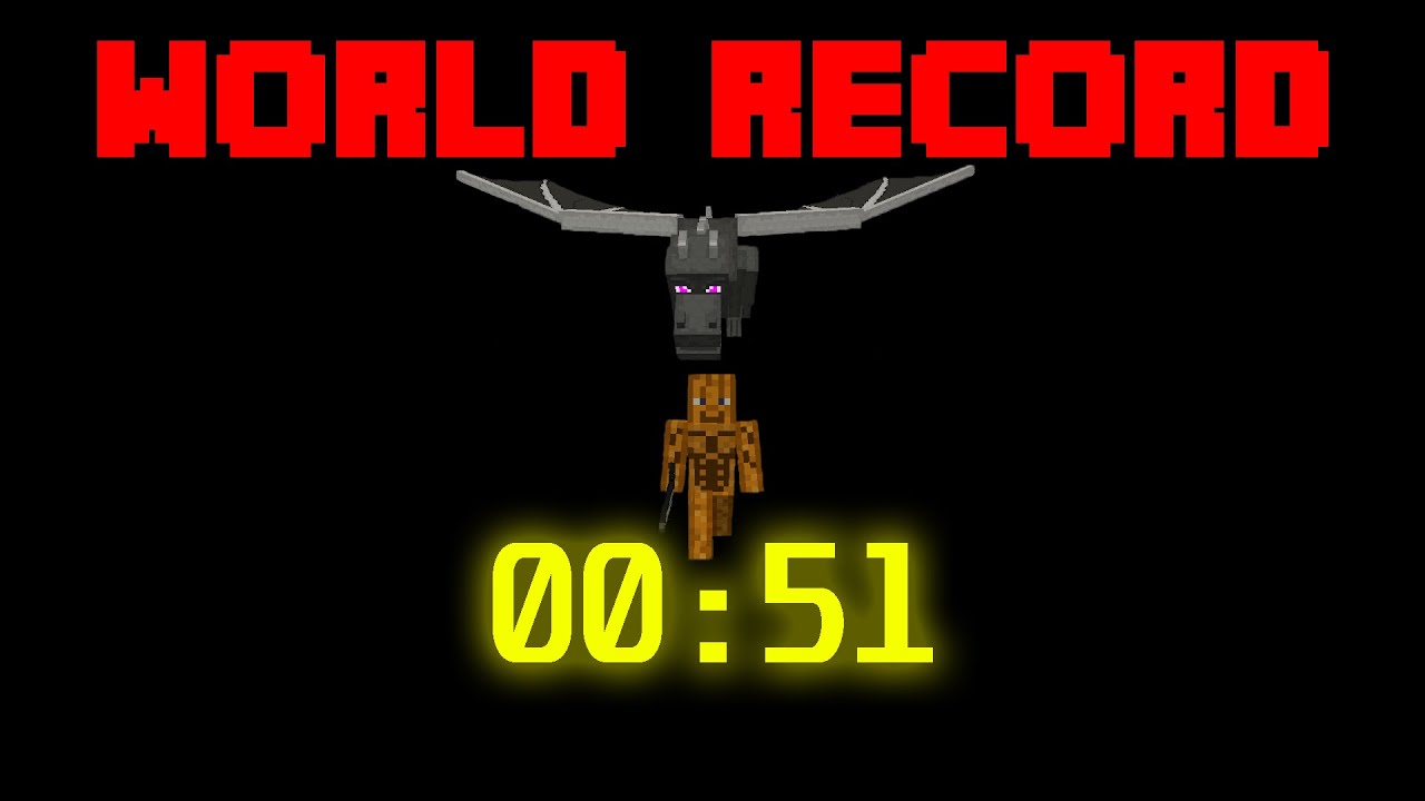 Fake Minecraft speedruns be like