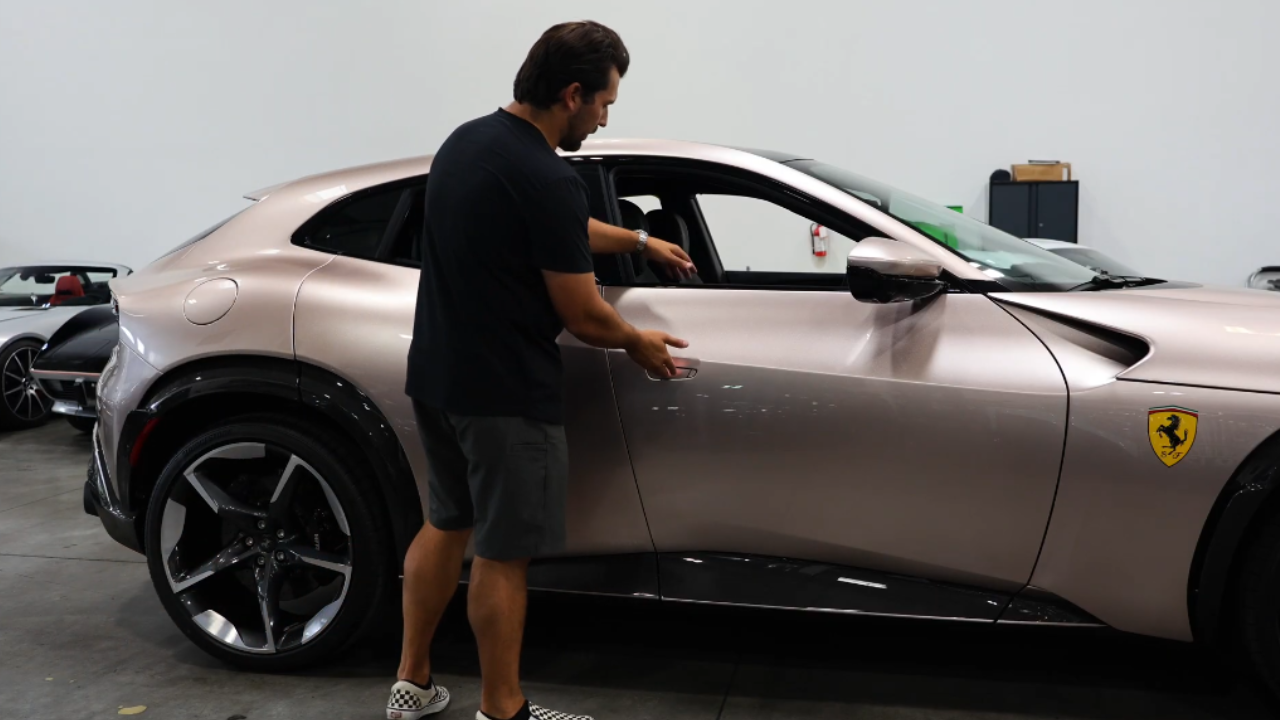 The unique coach door design behind Ferrari’s first four door