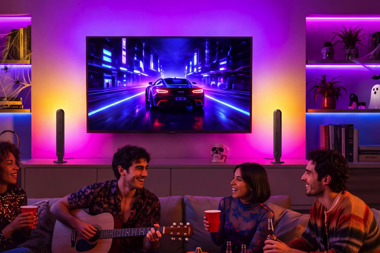 SwitchBot commercialise une paire de barres lumineuses multicolores ...
