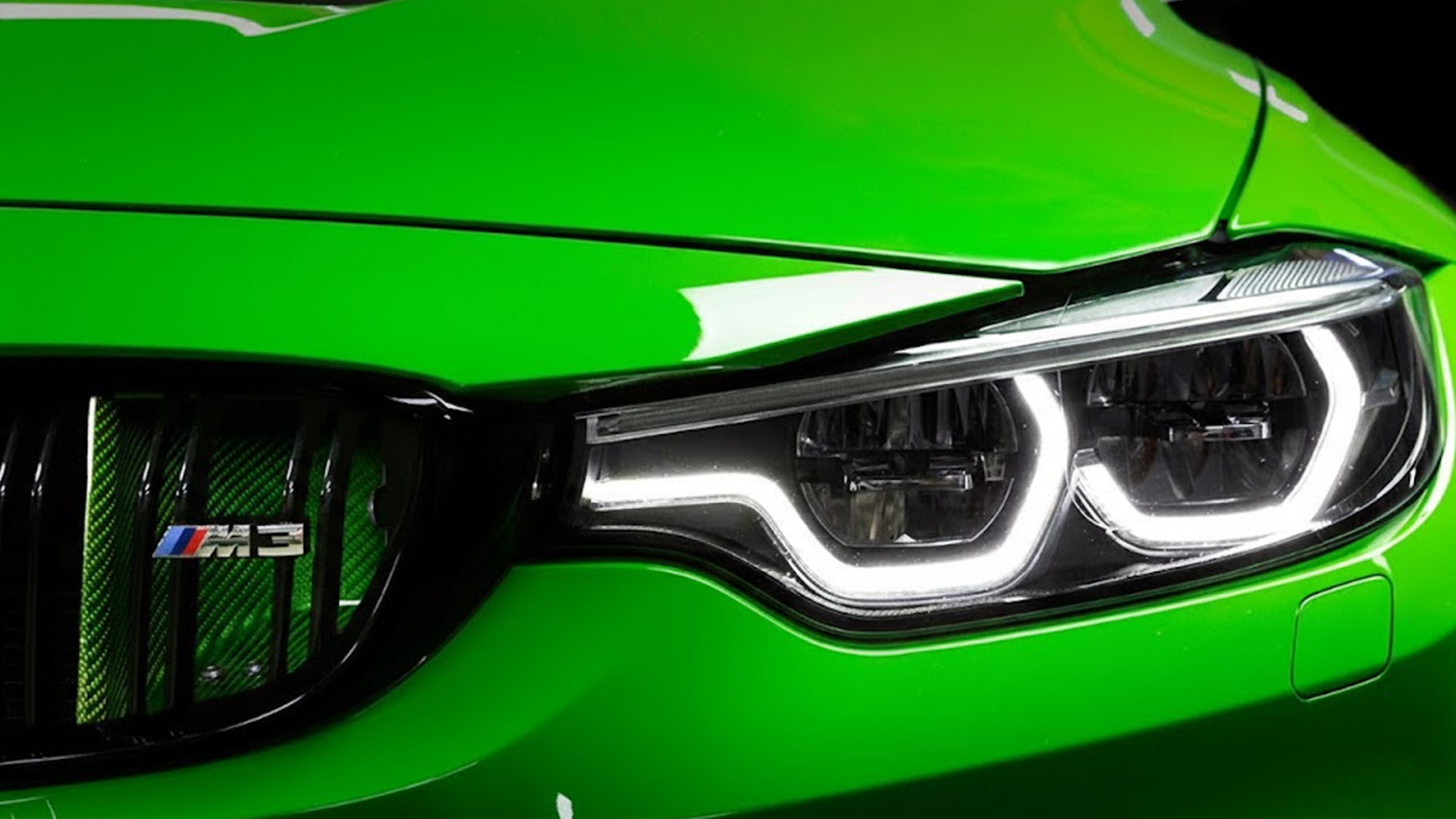 A custom intake gives this BMW M3 a new setup
