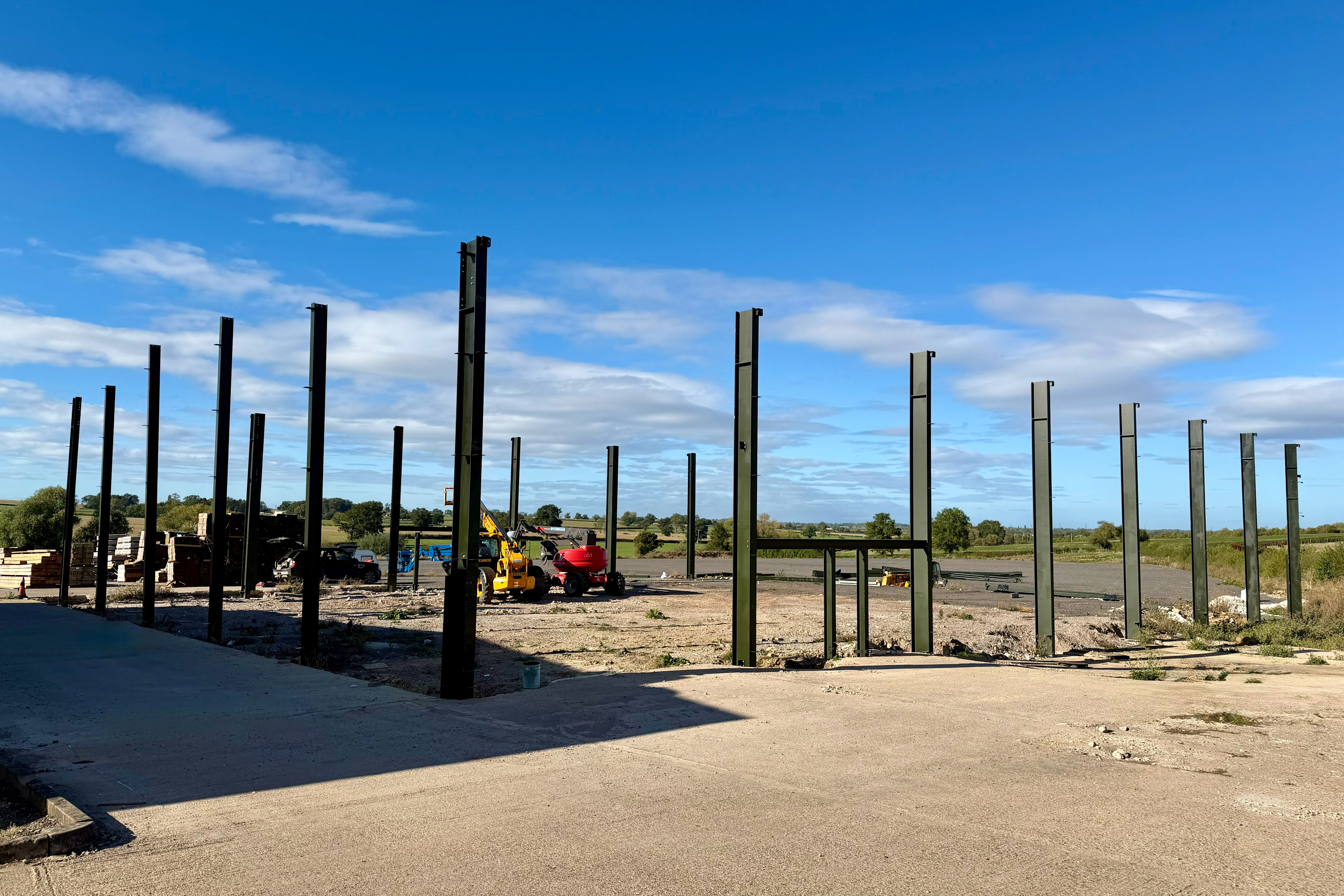 Construction underway on New Mill extension for Linnell Bros