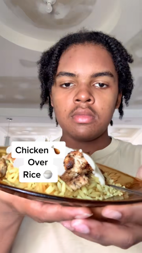 What makes chicken over rice work so well