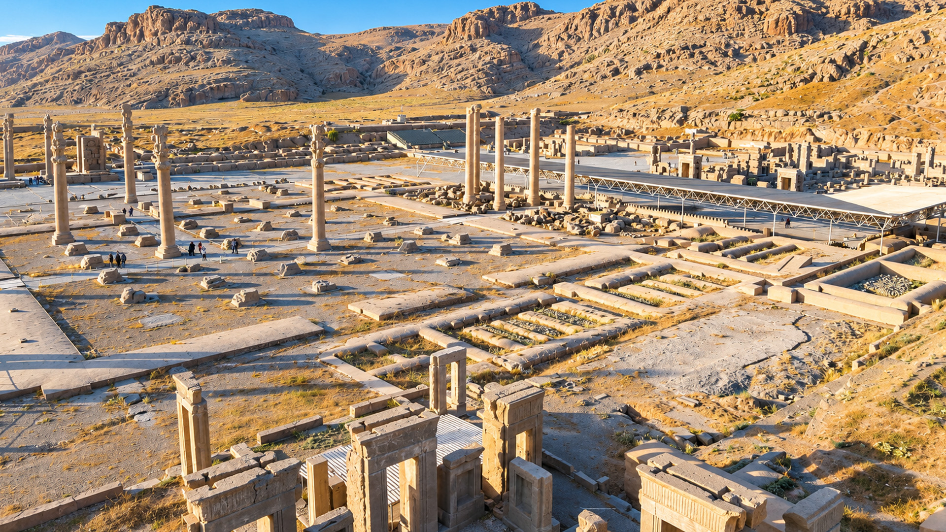 Ancient palaces once filled this vast Iranian plateau