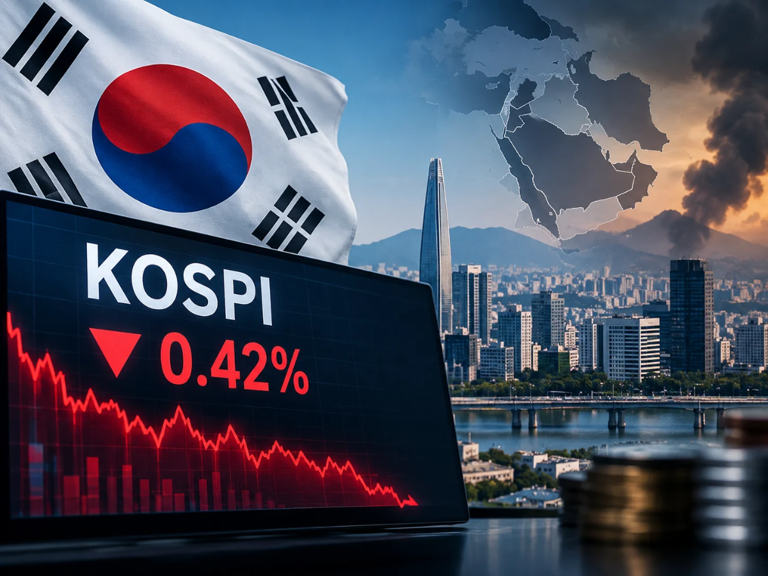 Korea stock market today: KOSPI market down at 0.42% amid geopolitical ...