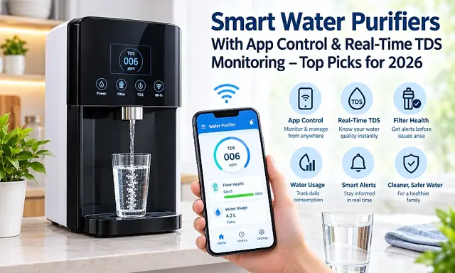 Smart water purifiers with app control and real-time TDS monitoring ...