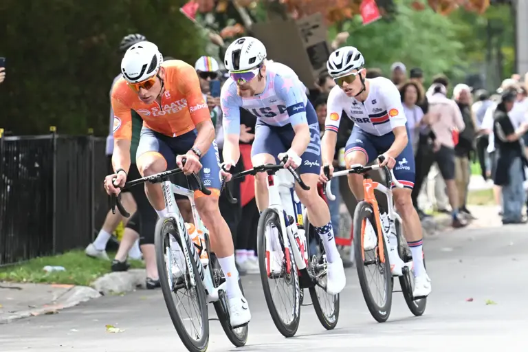 Oscar Onley on his day in the break with Van der Poel, Van Aert ...