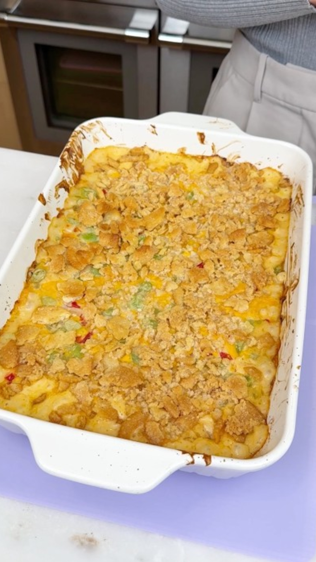 This easy southern lima bean casserole is pure comfort food