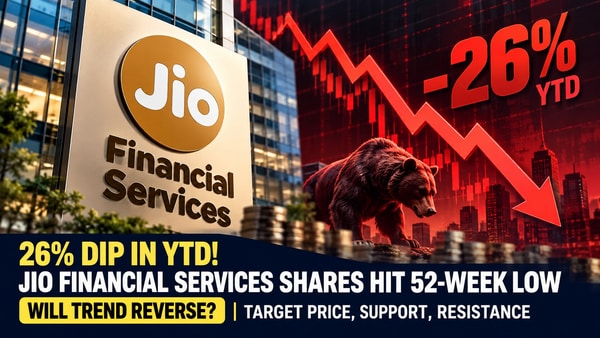 26% dip in YTD! Jio Financial Services shares hit 52-week low — will ...