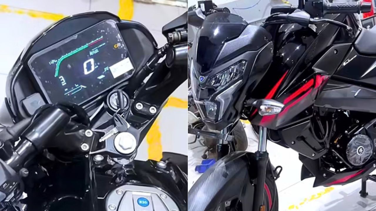 2026 Bajaj Pulsar NS125 spotted at dealership: New display, colours ...
