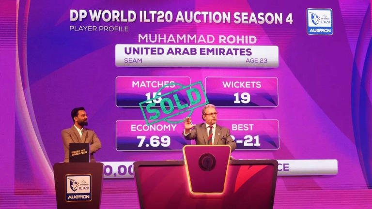 ILT20 season 5 player auction: Babar, Hasaranga lead pool; UAE stars ...