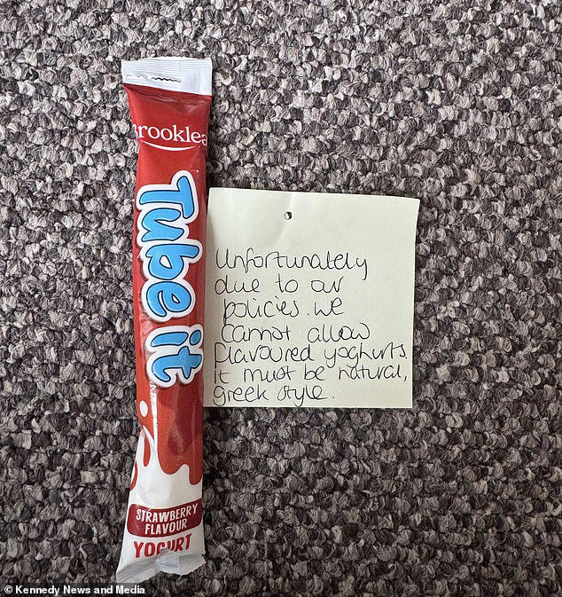 Mother hits out at nursery for sending son, 3, home with note banning ...