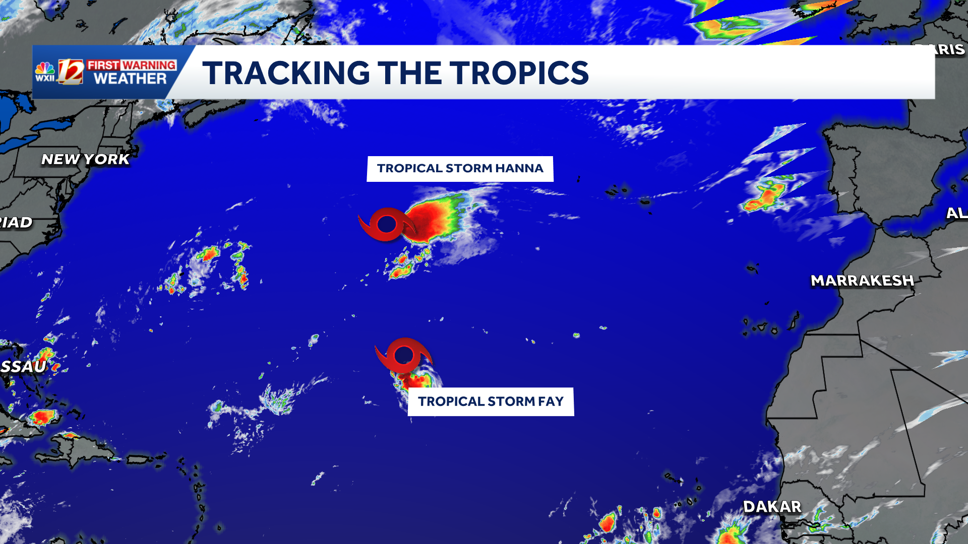Atlantic tropical activity has increased | Tracking two tropical storms