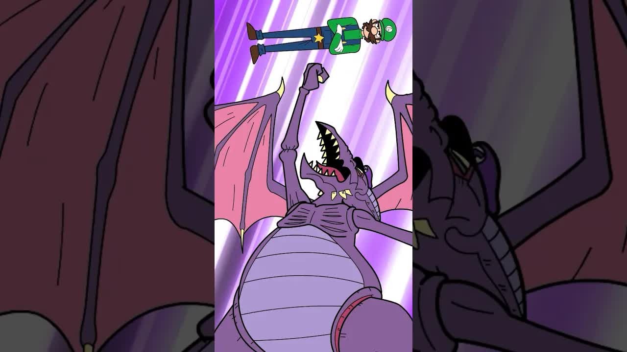 Waluigi turns into a dragon - then the fight goes completely off the rails