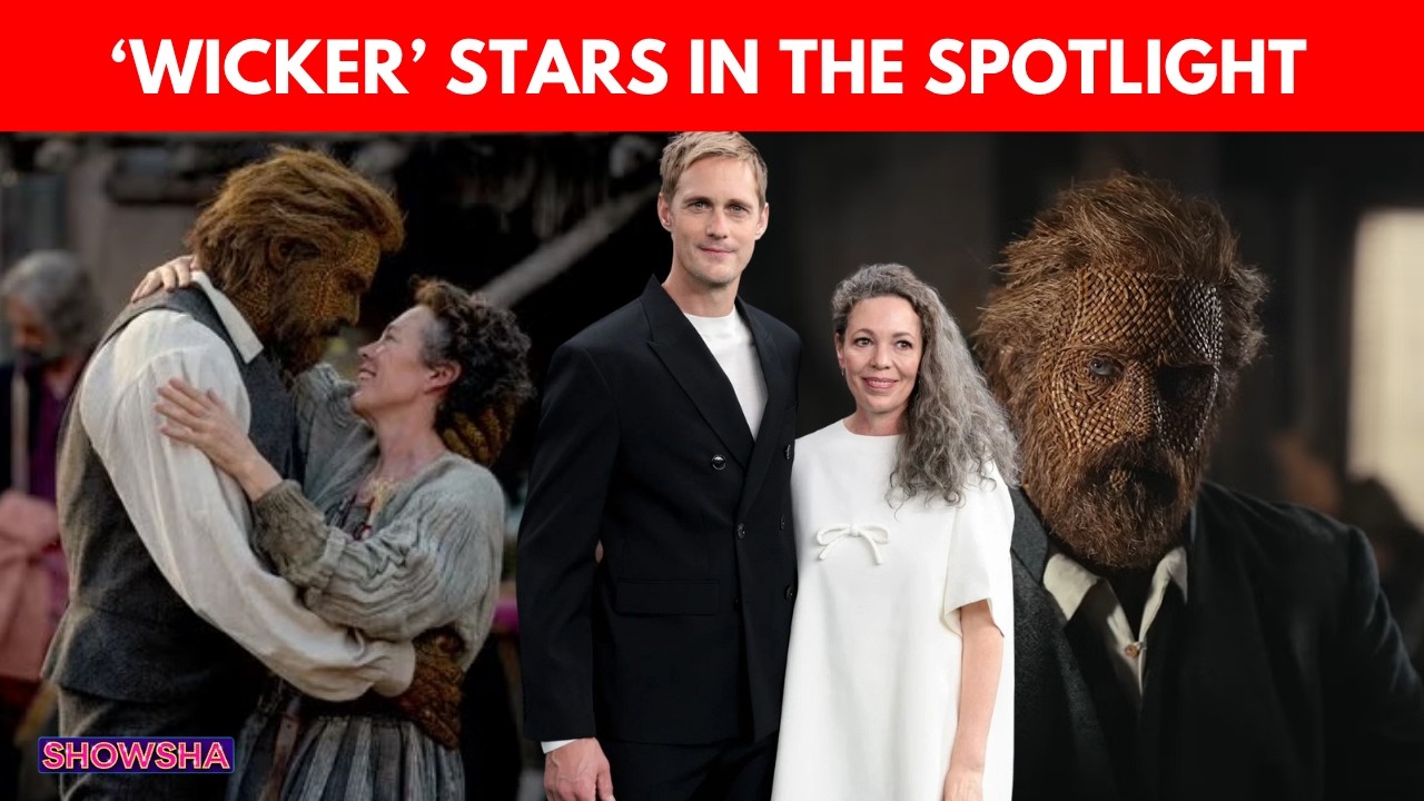 'Wicker' premiere: Alexander Skarsgård & Olivia Colman arrive at Zurich ...