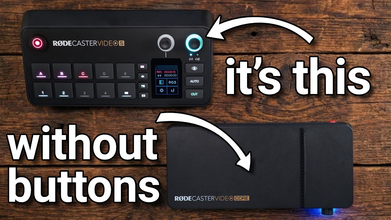 Understanding the Rodecaster video core switcher features