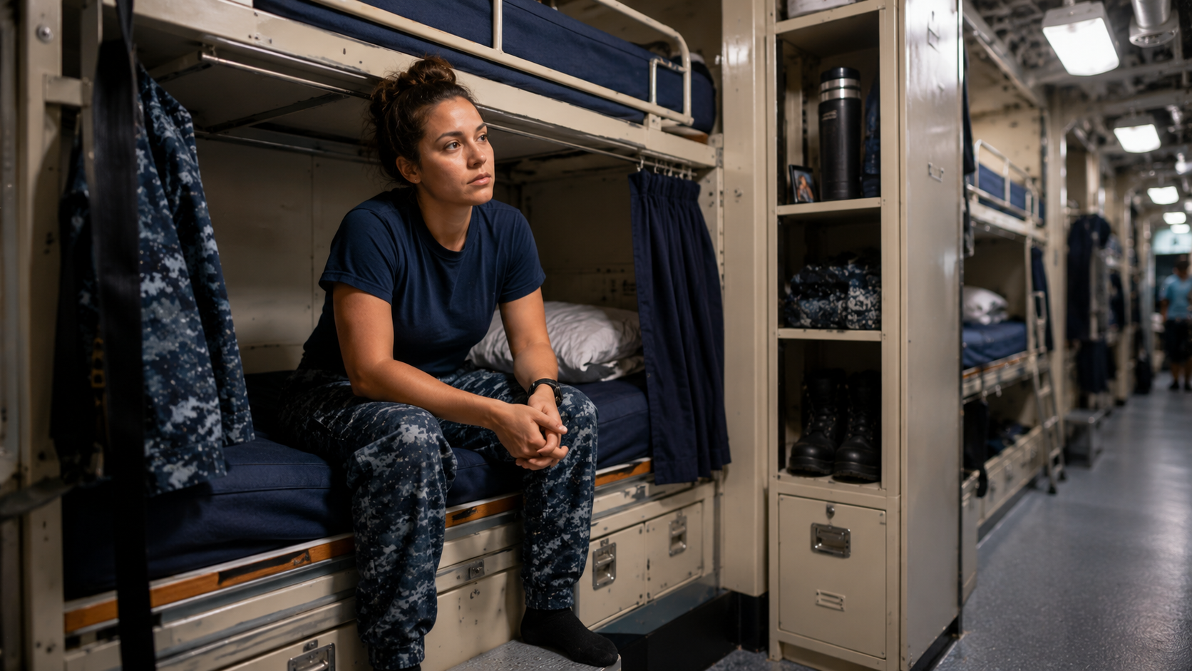 Women on aircraft carriers - The hidden struggle inside a floating city
