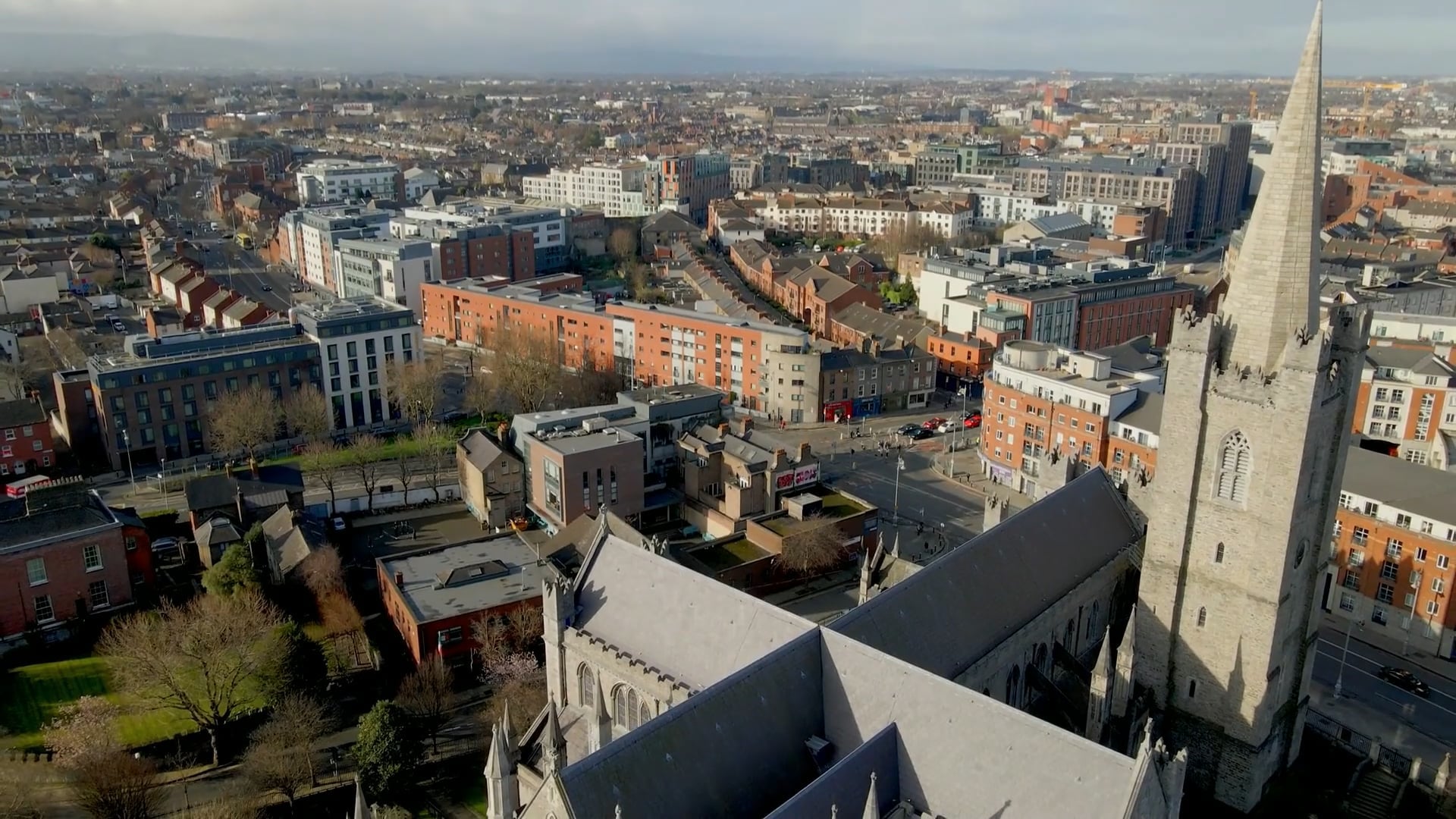 Ireland’s largest cathedral captured in stunning Dublin drone tour ...