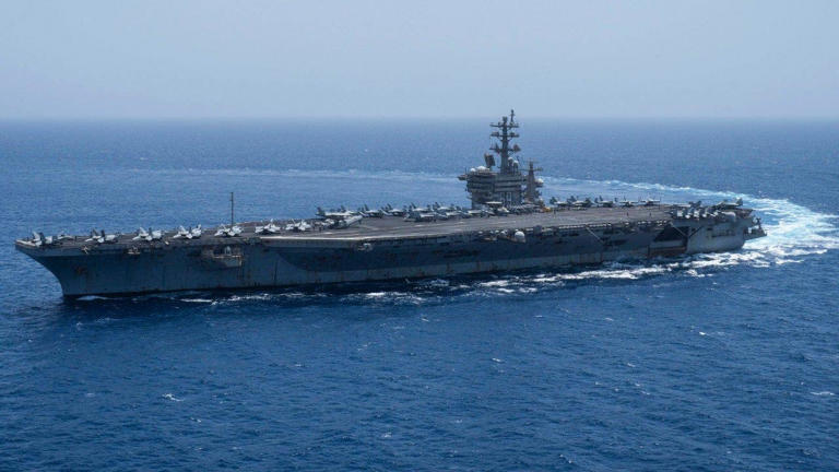 2 Navy aviators eject during landing 'mishap' aboard USS Eisenhower ...