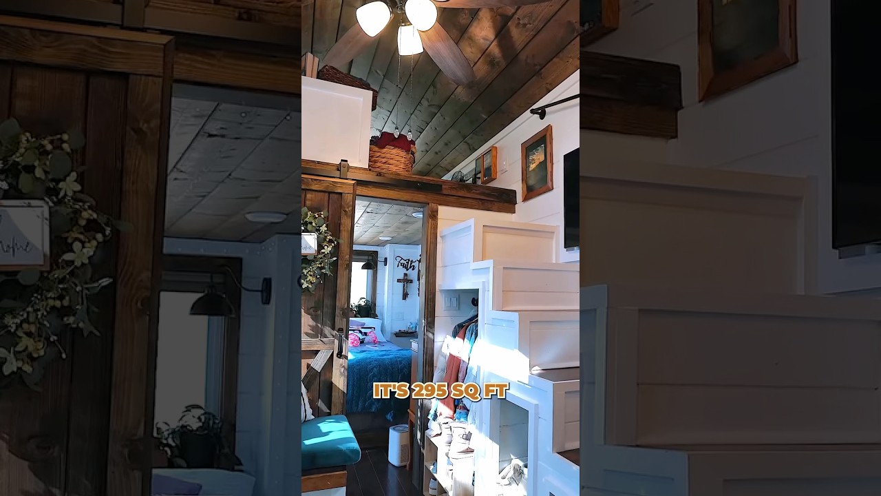 7 years in her 295 sq ft tiny house and loving it!