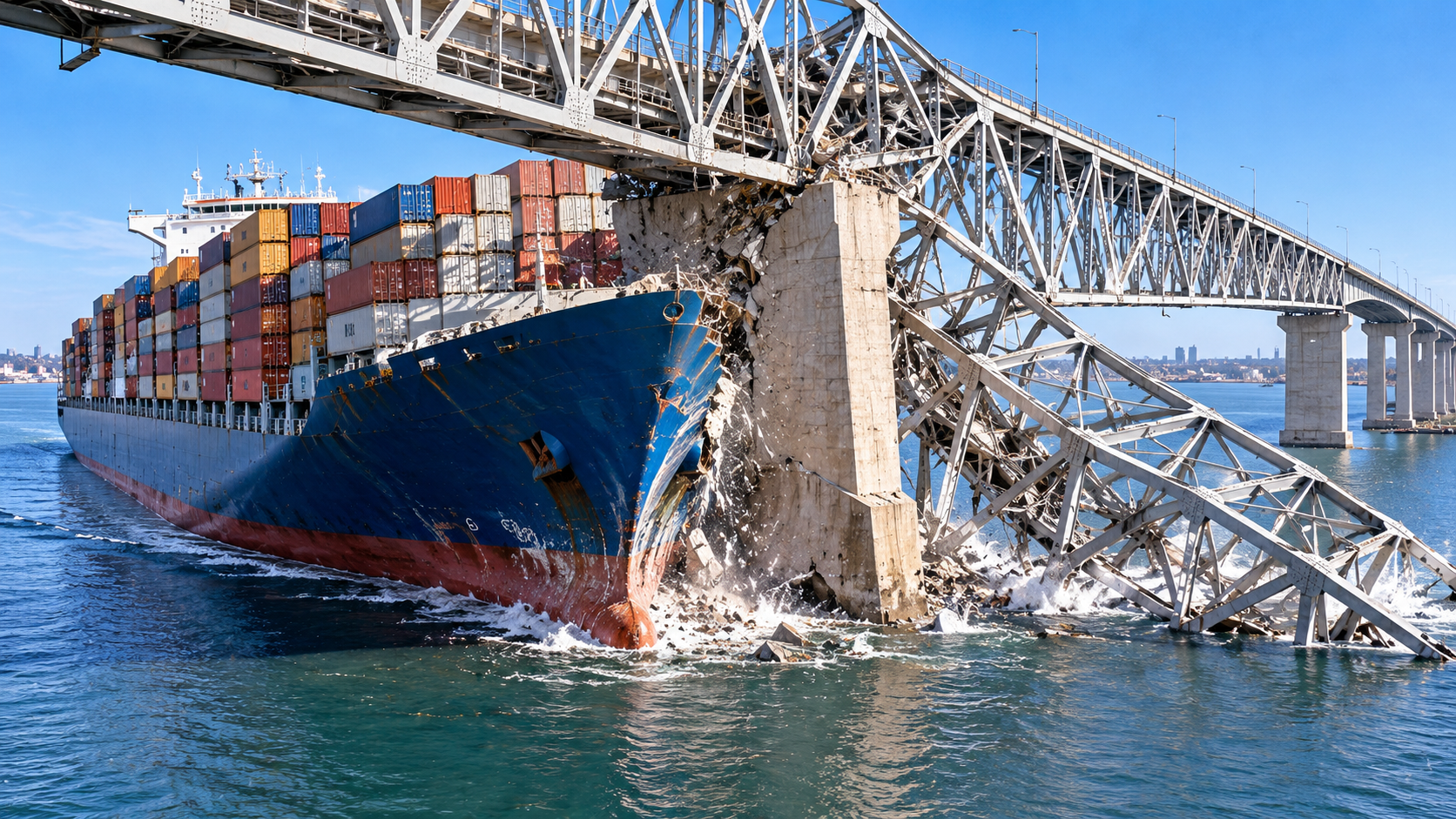 Francis Scott Key Bridge collapse - how one ship destroyed a landmark