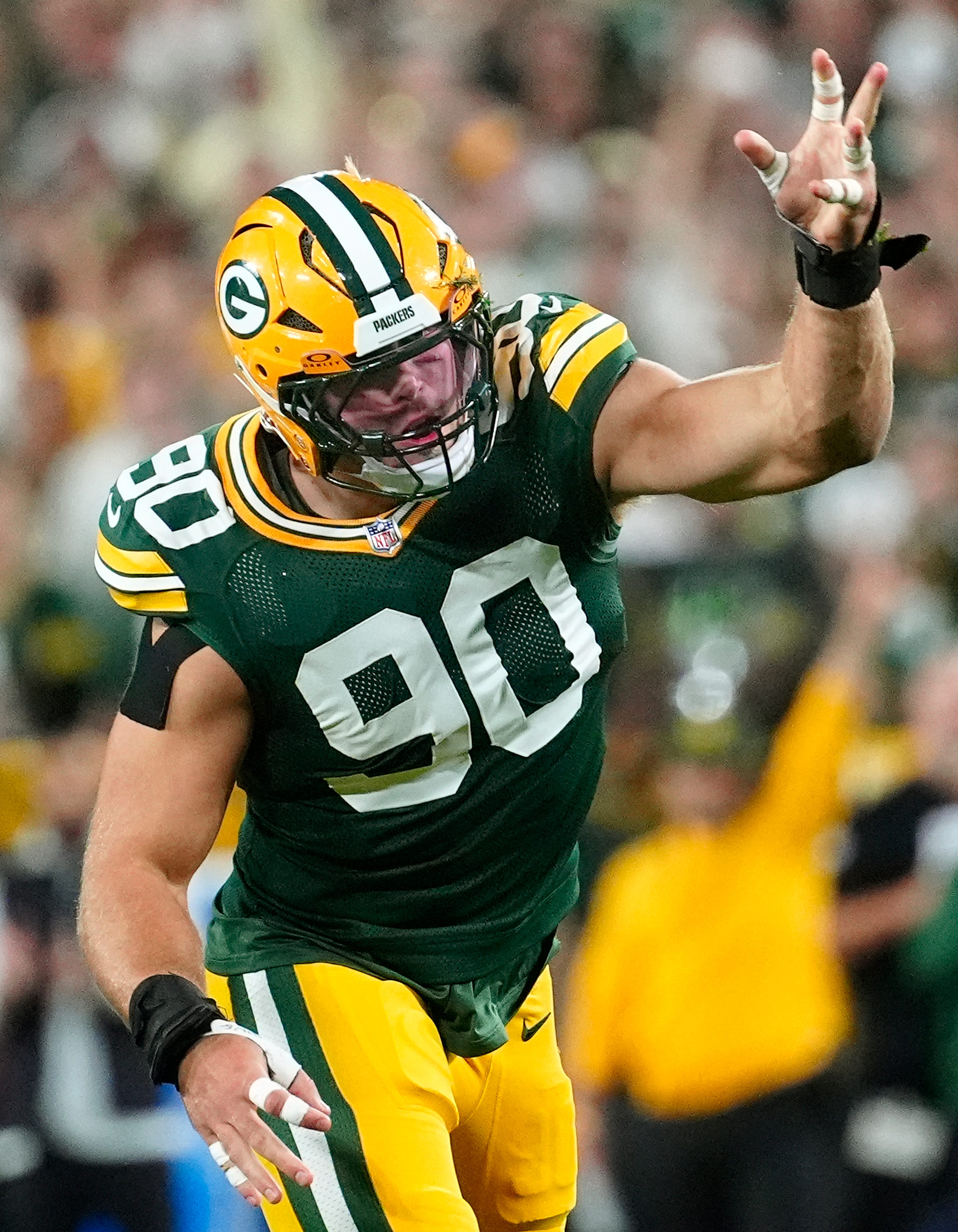 Should this have been a roughing the passer penalty on Lukas Van Ness?