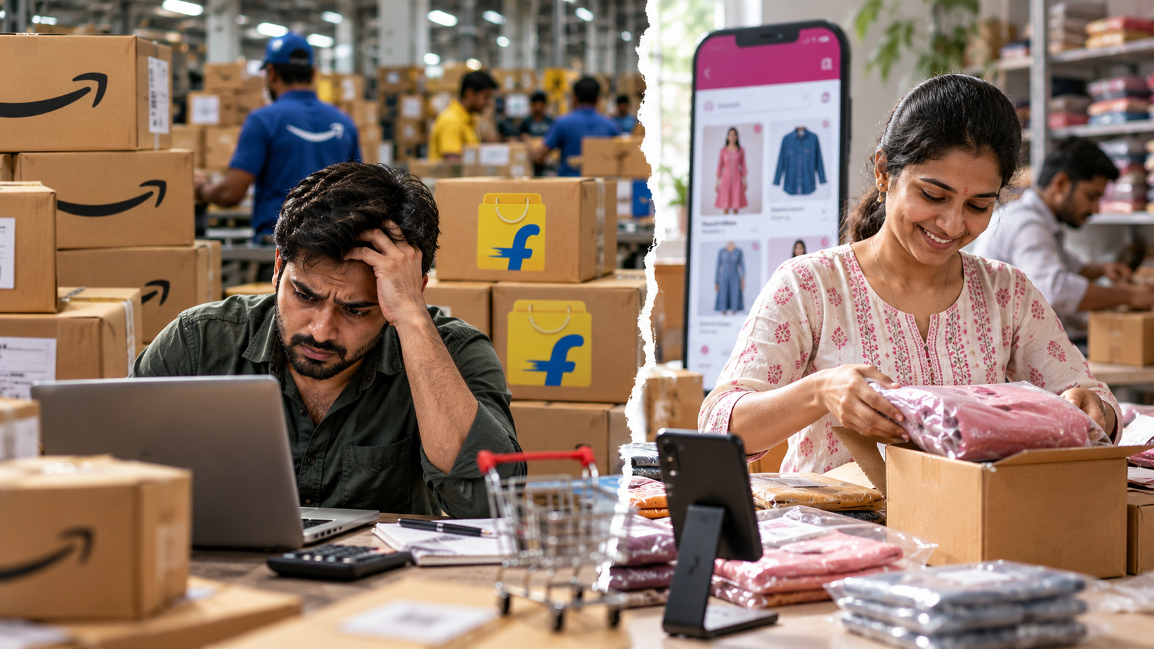 Amazon and Flipkart built India’s e-commerce market around commissions ...
