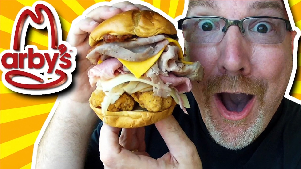 Arby's Meat Mountain review 17oz sandwich and drive-thru experience