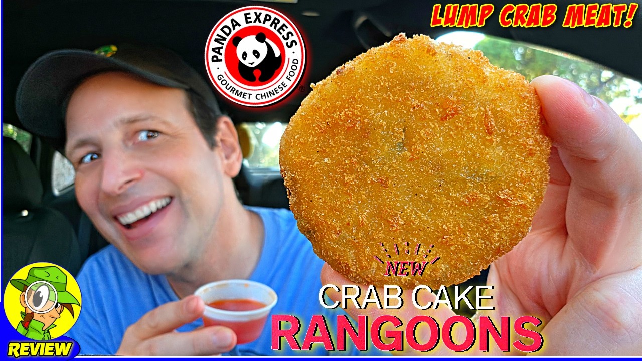 Panda Express® crab cake rangoons taste test and review