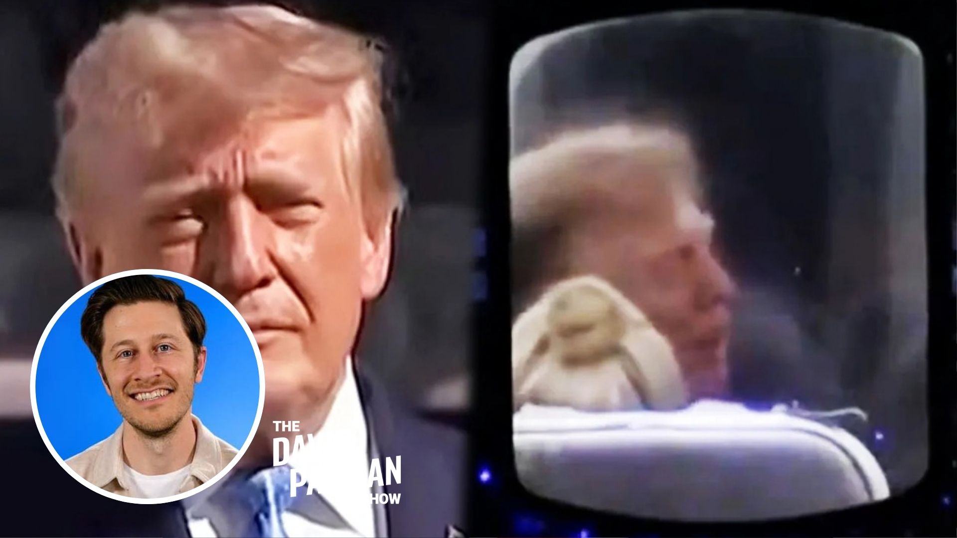 Trump said his reception was going great - then one voice cut through ...