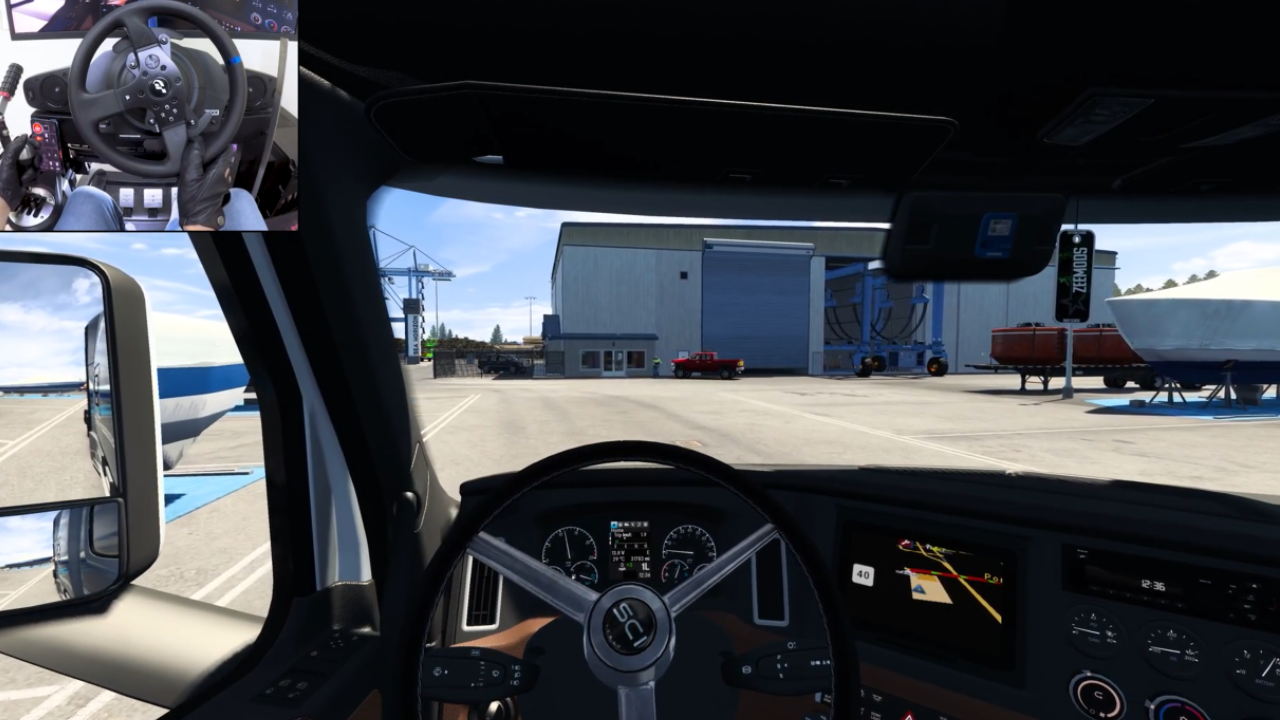 Truck simulator insights from a realistic Cascadia driving experience