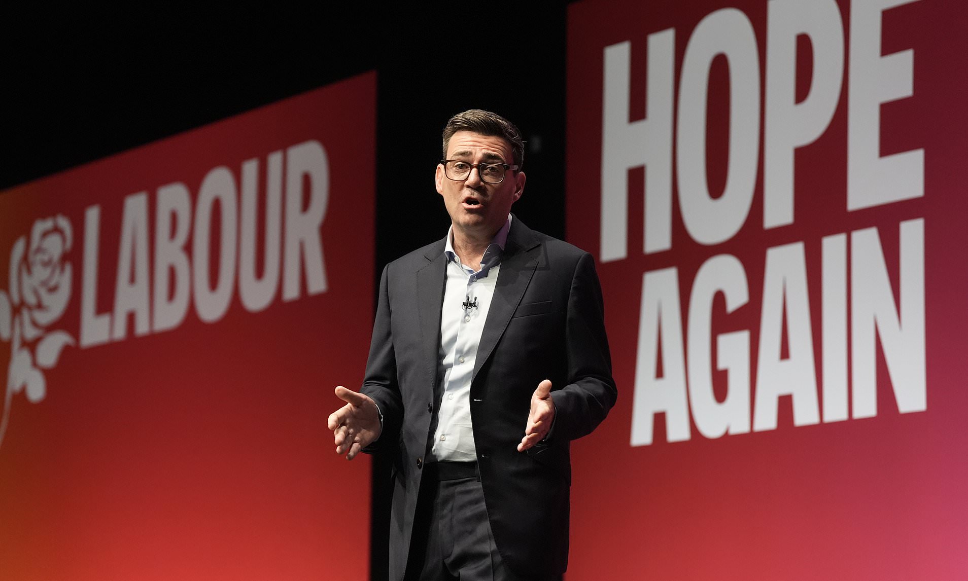 Burnham lurches left in Labour conference speech but faces revolt on ...