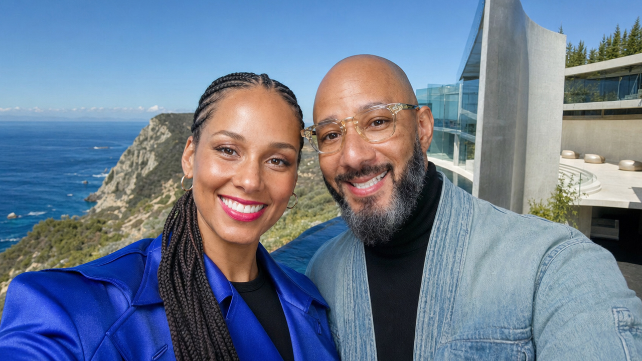 Inside Alicia Keys & Swizz Beatz's cliffside mansion & how to get the look