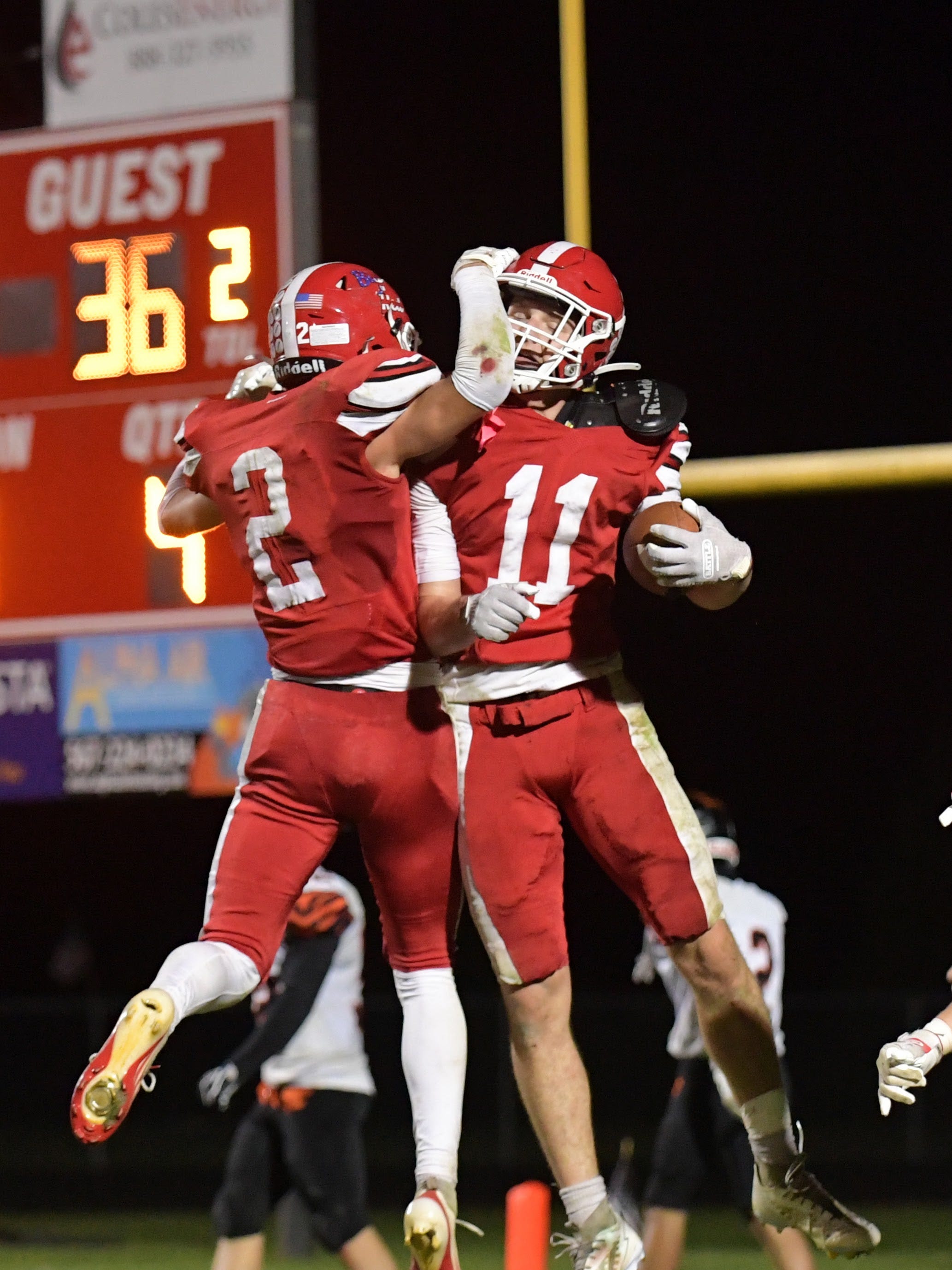 Plymouth, Lucas pick up dominant football wins | Week 7 roundup